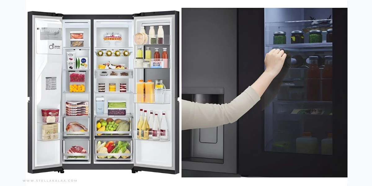 ویژگیهای کلیدی یخچال فریزر ساید بای ساید ال جی مدل X267