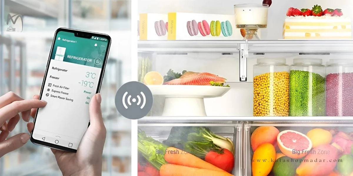 امکانات هوشمند یخچال ال جی مدل GR-X24FTKHL