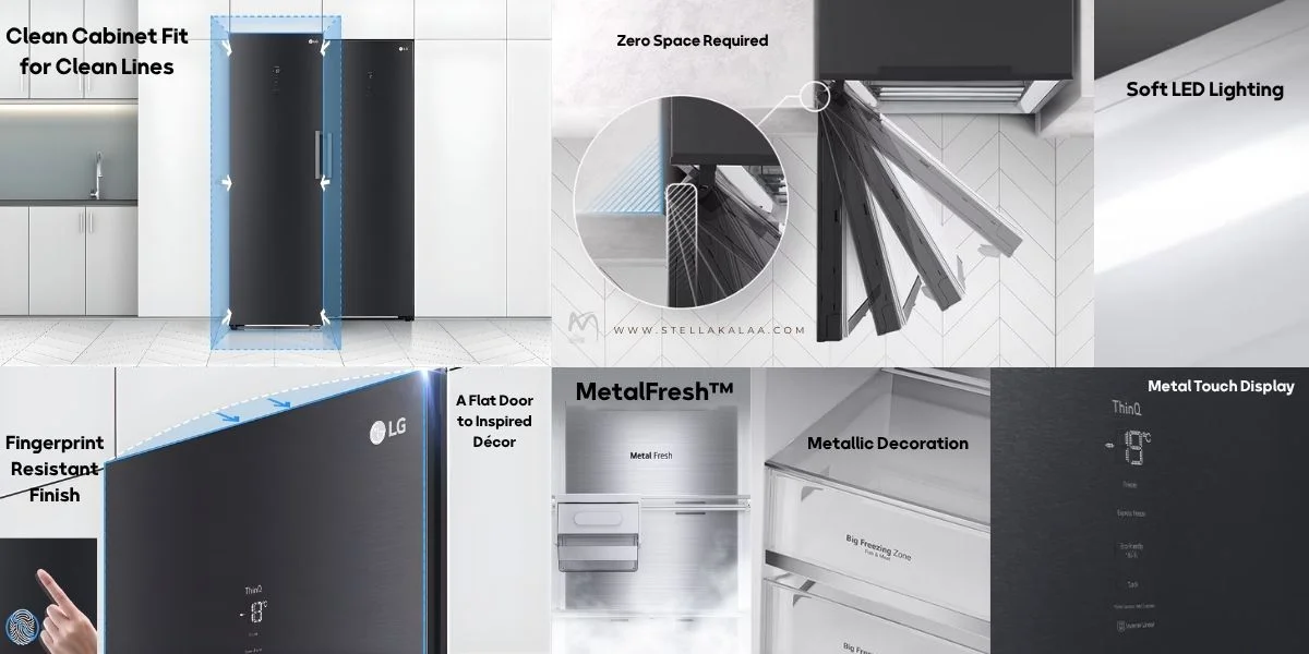 ظرفیت داخلی یخچال و فریزر چگونه است؟