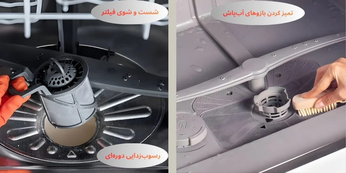 استفاده از شوینده های استاندارد برای ماشین ظرفشویی