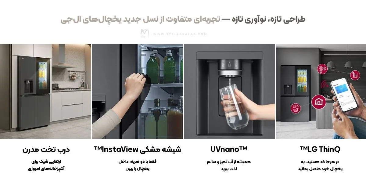 ظرفیت یخچال ساید الجی مدل X39