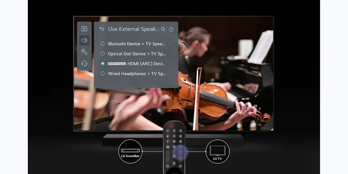 فرمت و کدک ویدئویی تلویزیون LG 65QNED86