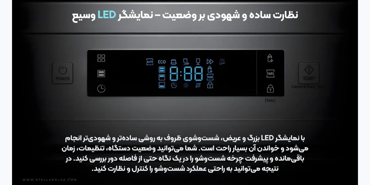 راهنمای استفاده از ظرفشویی سامسونگ DW60M5070F