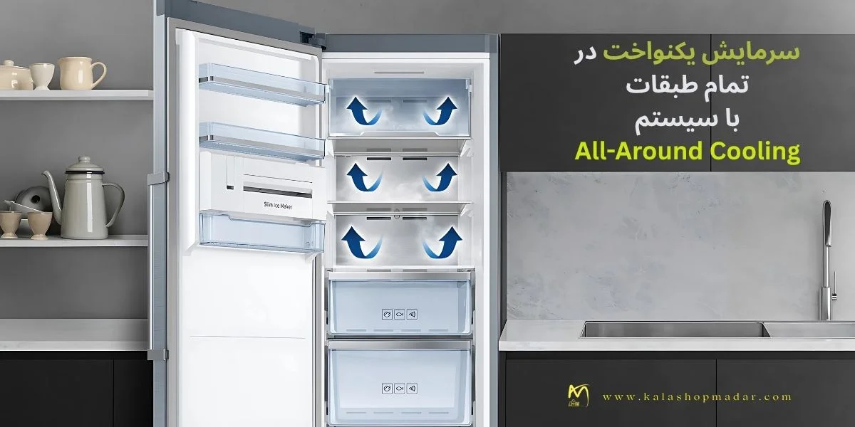 خرید یخچال فریزر دو قلو قیمت مناسب سامسونگ RZ32 / RR39